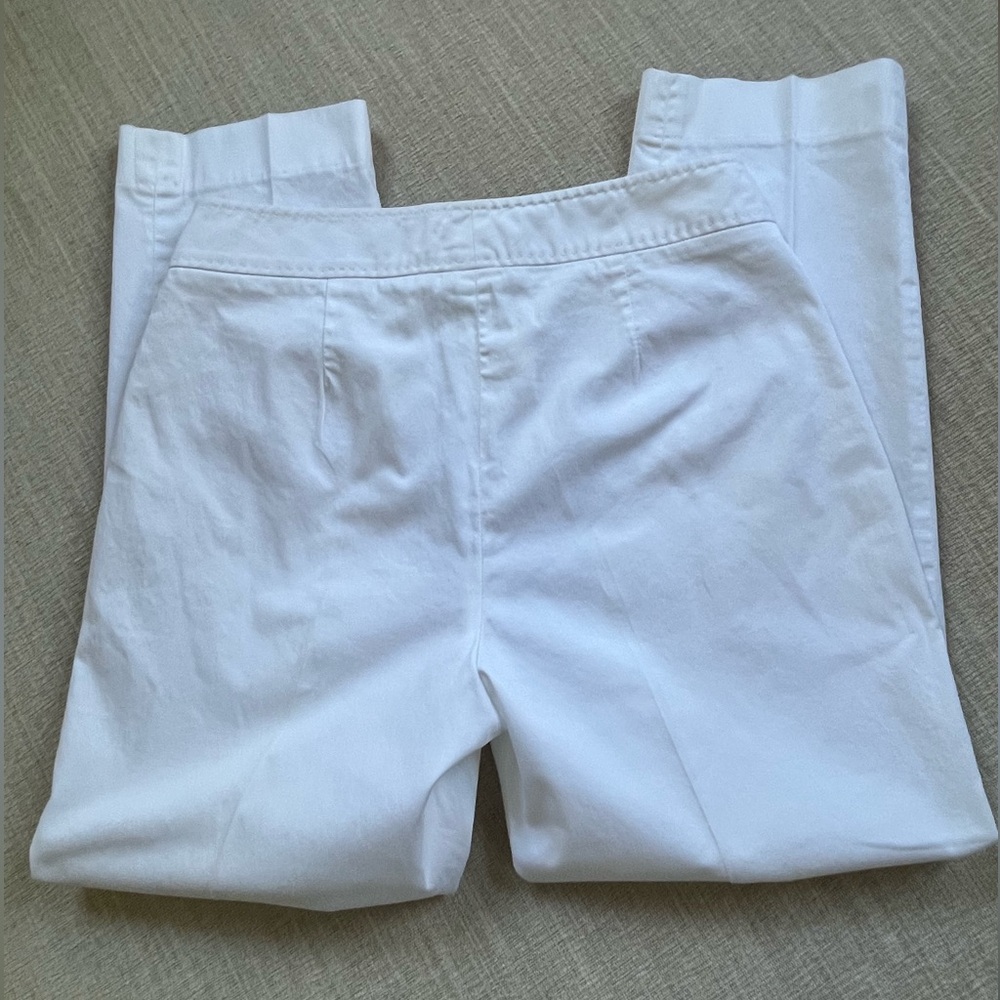 Chic White Agnona Pants Made in Italy. Women’s Size: 40 (U.S. Size 4) - Picture 9 of 13